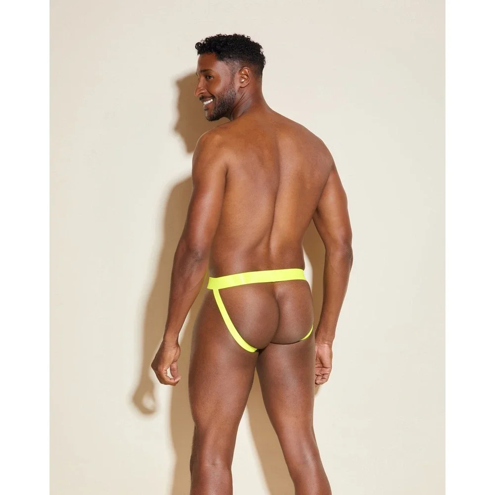 Cosabella Neon Lace Jockstrap Men's Bright Yellow‎ Sexy Style Size S